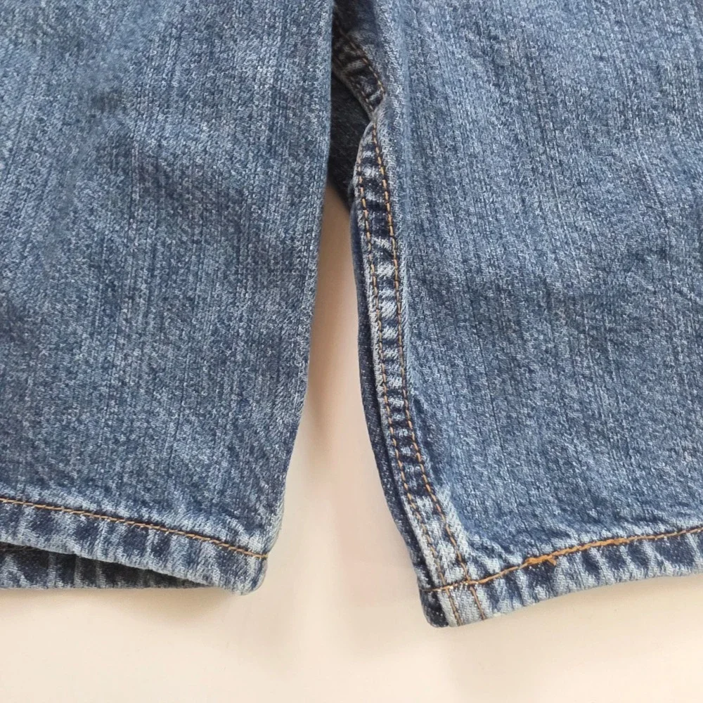 Levi's 550 Denim Shorts Mens 30 Blue Relaxed Fit Medium Wash Cotton 5-Pocket Y2K